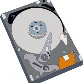 Hard disk platters and spindle